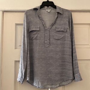 Splendid Black and White Striped Top Size XS